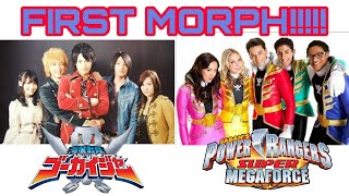 Super Megaforce vs Gokaiger | First Morph Comparison Super Megaforce vs Gokaiger | First Morph Comparison