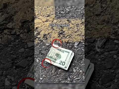 Don't pick up money that falls on the ground.