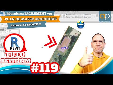 Plan de masse et optimiser son temps avec #REVIT - Tuto Gratuit n°119