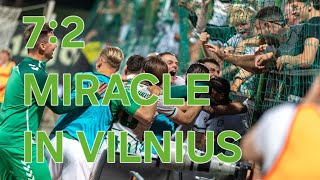 Miracle on Linden Hill - last 10 minutes and 3 goals of Zalgiris Vilnius vs Dinamo Tbilisi comeback