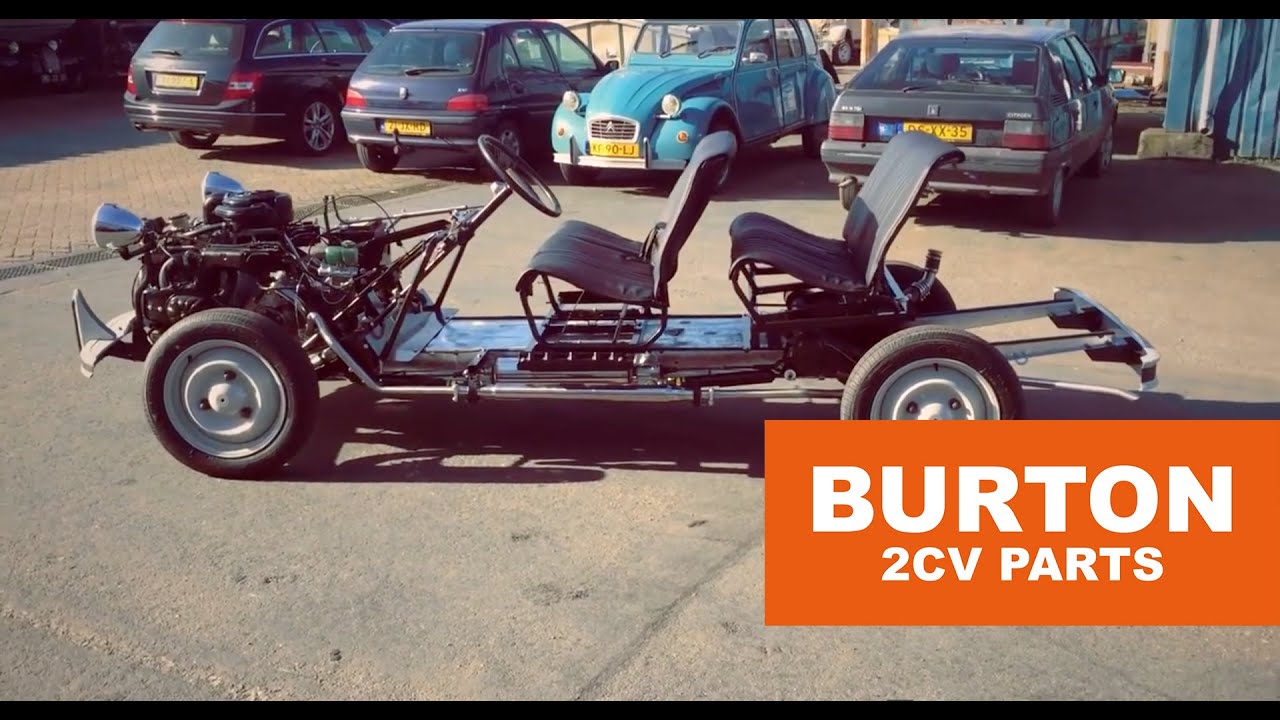 verschil dozijn duizend Burton 2CV Parts - Driving rolling chassis - YouTube