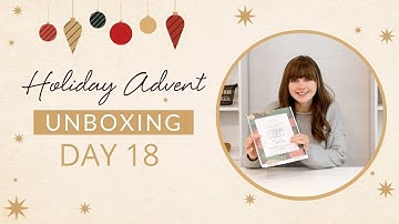 DAY 18: Sallie Tomato Advent Unboxing!