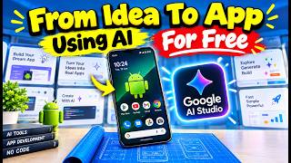How to Build Mobile Apps Using AI FREE without Coding | Step-by-Step Process to build app using ai