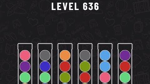 Ball Sort Puzzle Level 636 #ballsortpuzzle #ballsortpuzzlegameplay #puzzlegame #mobilegames