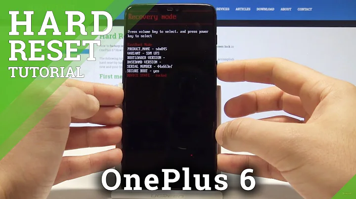 Hard Reset OnePlus 6 - Bypass Screen Lock / Factory Reset by Recovery Mode
