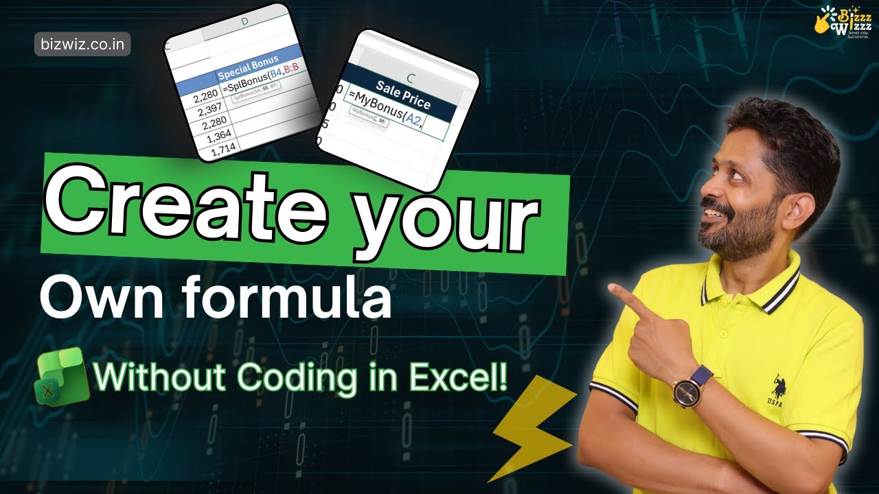 STOP typing LONG Excel Formulas  ! Learn to Create Your Own Functions in Excel with LAMBDA