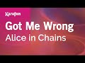 Karaoke Got Me Wrong - Alice in Chains *