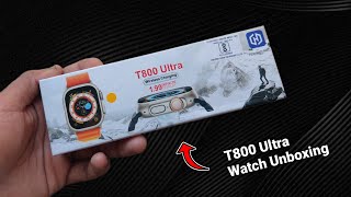 T800 Ultra Watch Unboxing | Best Smart Watch Under 500 ( Wireless Charging )