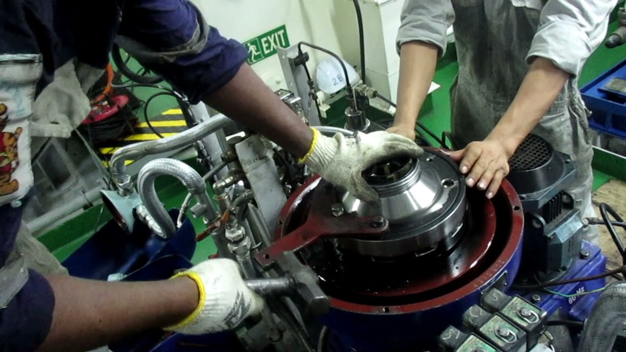 Alfa Laval Lube oil Purifier Overhaul Dismantling