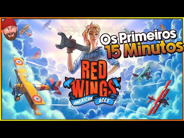 Jogo de tiro arcade com aviões de guerra, Red Wings: American Aces