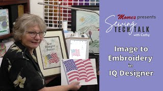 Image to Embroidery in IQ Designer | Sewing Tech Talk with Cathy #STT screenshot 5
