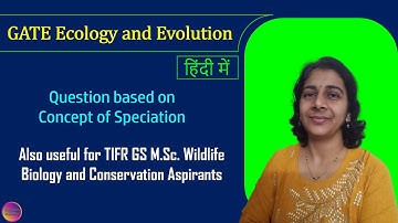GATE Ecology and Evolution 2021 | Solved MCQ | Solving Questions with Gauri ma’am
