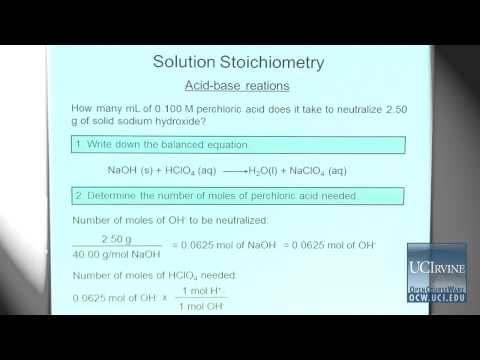 Preparation for General Chemistry 1P. Lecture 25. Review Final Part II.