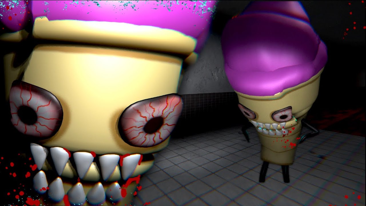 Chapter 2 Factory Mascot Horror Game!! Escape from the ice cream cone ...