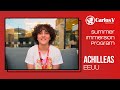 Summer camp stories achilleas  carlos v education