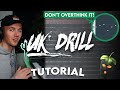 MAKING A SIMPLE AND CATCHY UK DRILL BEAT (How To Make A UK Drill Beat - FL Studio)