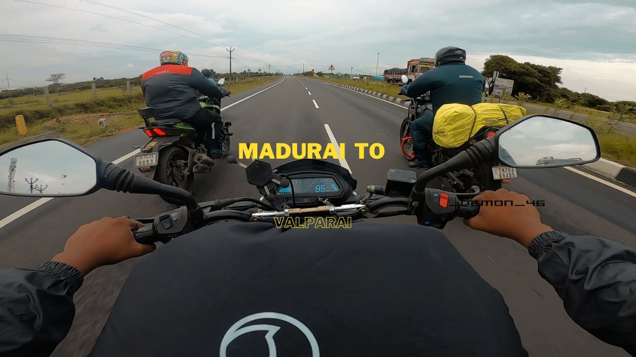 we are stuck in the rain | madurai to valparai | tyre story | no e pass |