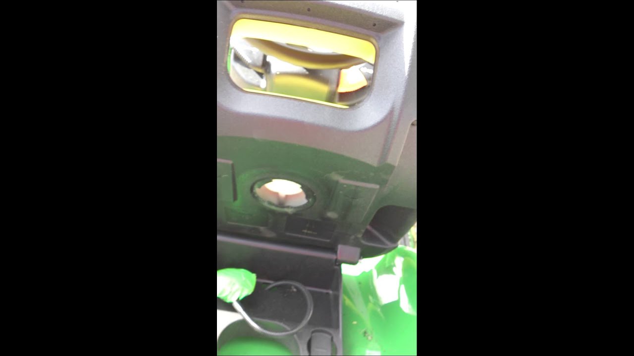 John Deere X500 seat modification YouTube
