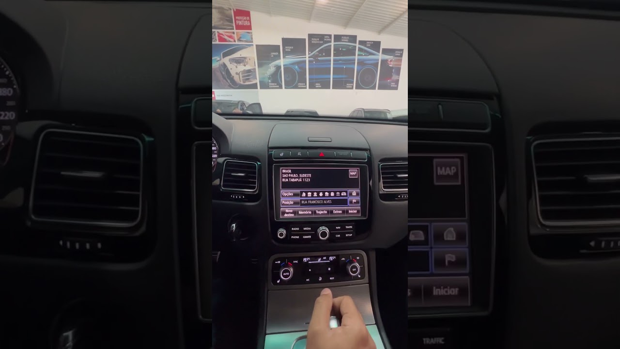 VW Touareg Instalação CarPlay sem fio - ArtSomAuto