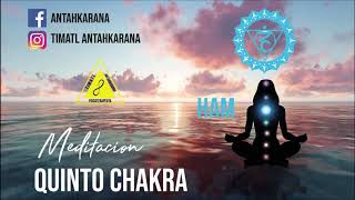 Meditación para alinear el quinto chakra o chakra de la garganta