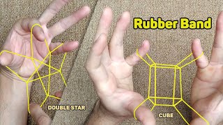 How To Create A Double Star, Erfly, Cube With A Rubber Band