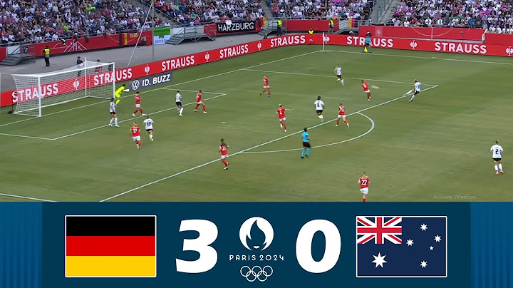 Deutschland gegen Australien [3-0] | Olympisches Fußballturnier der Frauen Paris 2024 | Höhepunkte