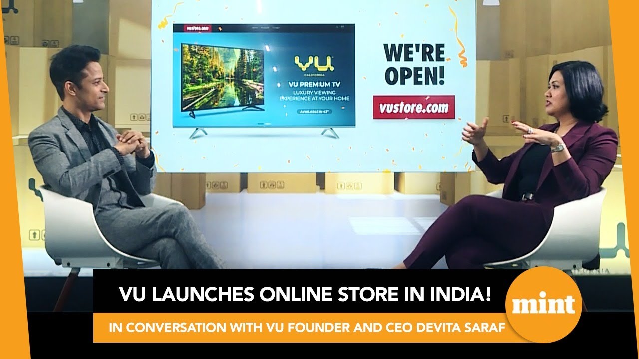 Vu launches online store in India! In conversation with Chairman and CEO Devita Saraf