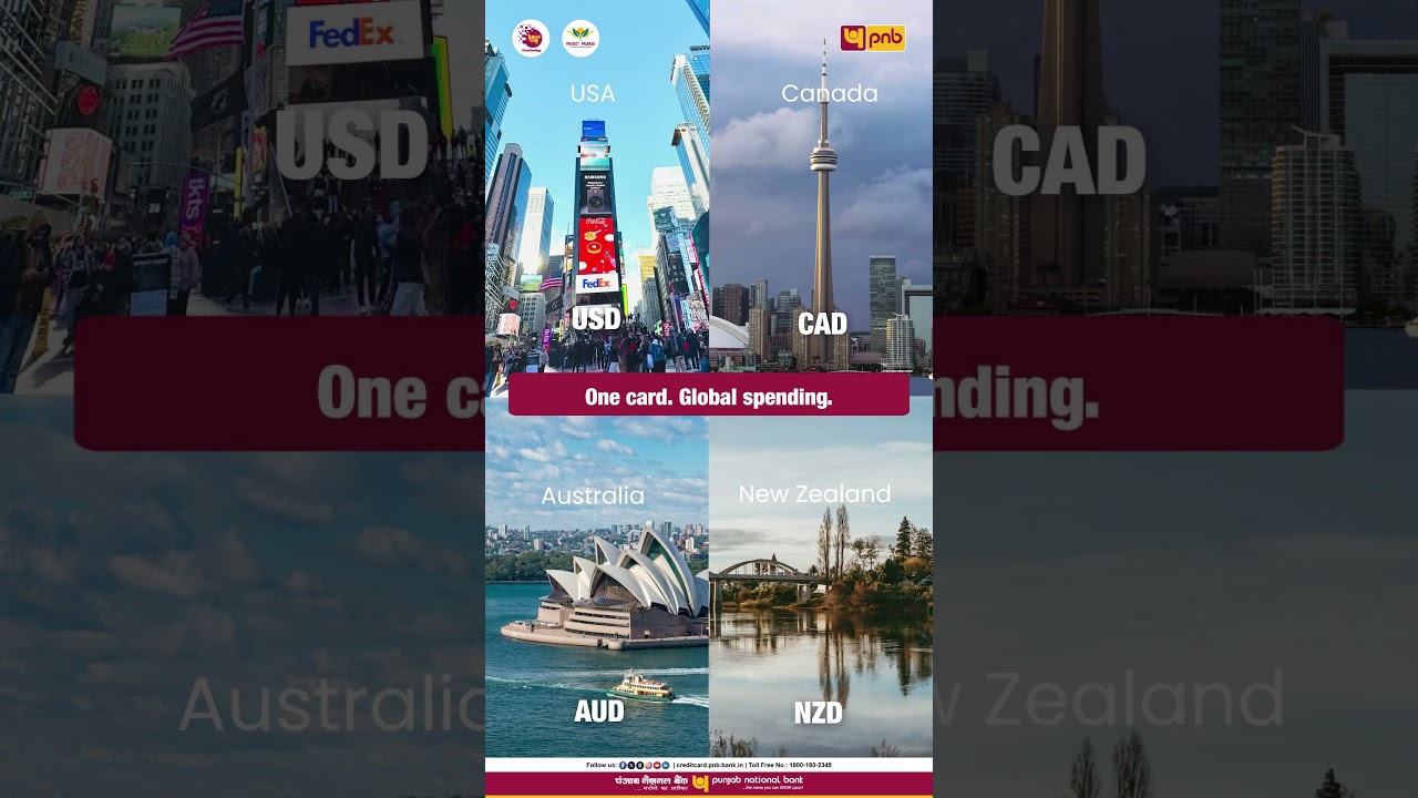 A card that actually takes you global. PNB Multi-Currency World Travel Card.