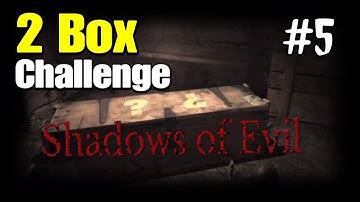 2 BOX CHALLENGE ON SHADOWS OF EVIL (Black ops 3 - Zombies)