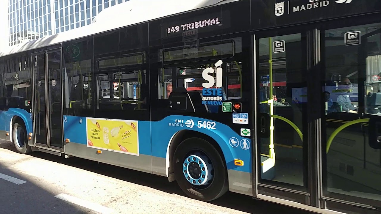 Here is the 149 bus in Madrid - YouTube