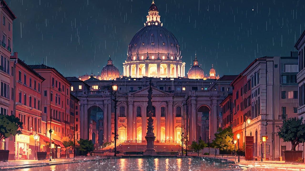 Rainy Day In Rome 2023 ⛈️ [lofi rain/ chill lofi beats] - YouTube
