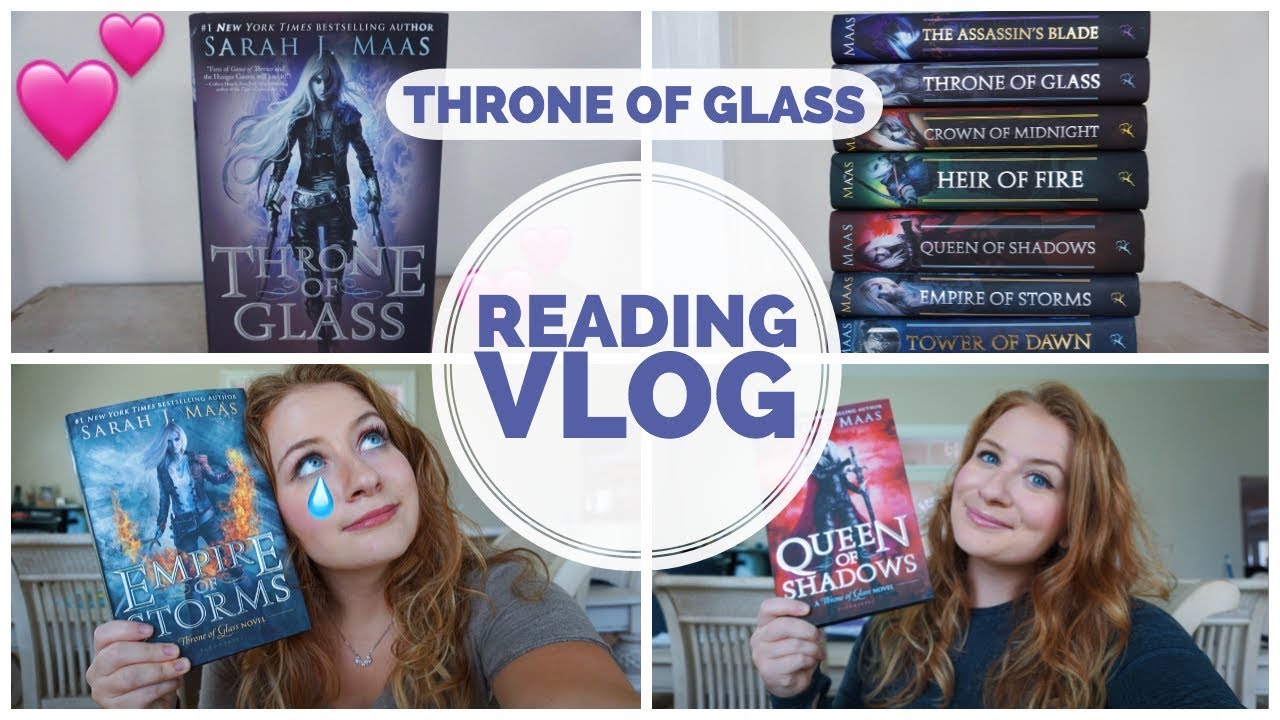 THRONE OF GLASS READING VLOG 💕| I Read All of ToG in 2 Weeks 🔥