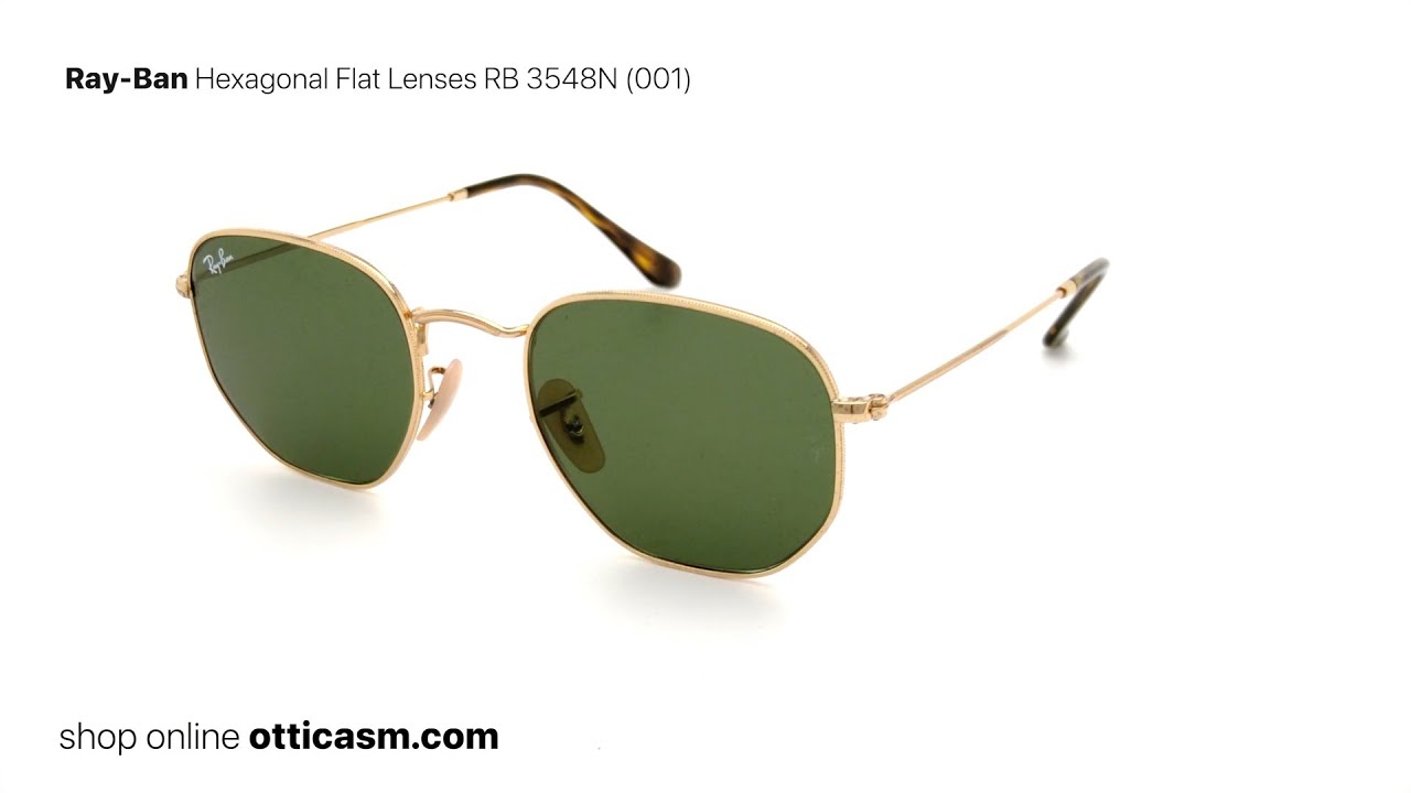 Ray Ban Hexagonal Flat Lenses RB 3548N 001
