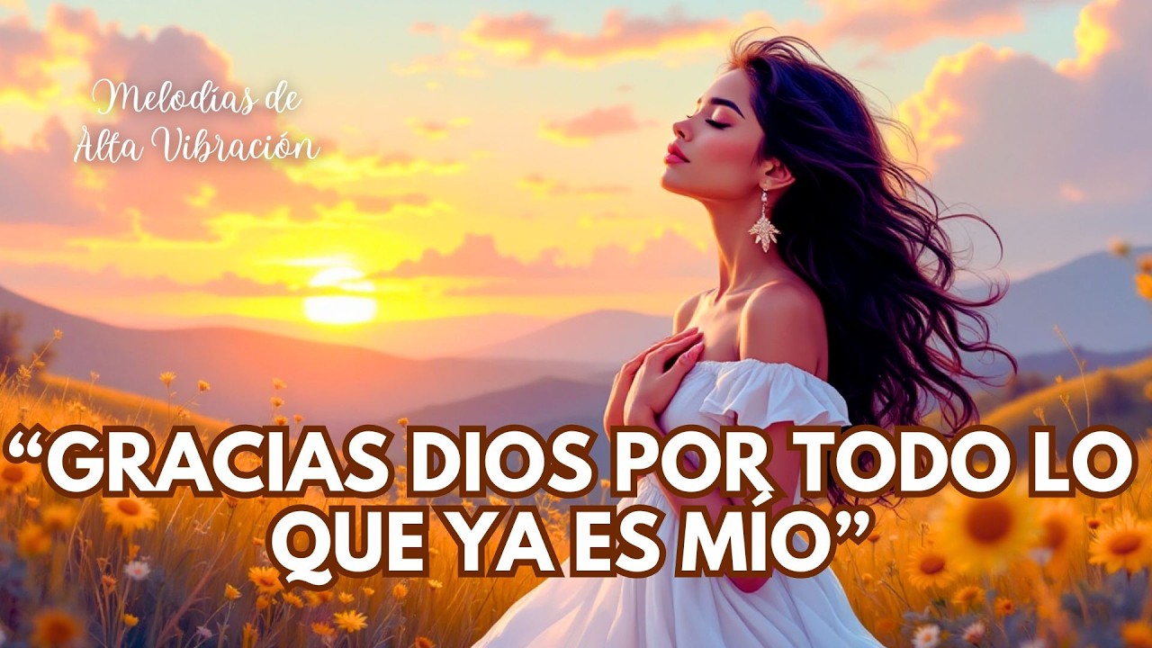 🙏✨ GRACIAS DIOS POR TODO LO QUE YA ES MÍO | Mantra de Gratitud y Abundancia Infinita 💰🌟