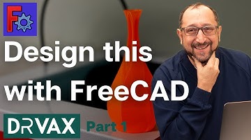 FreeCAD for Beginners | Design a Vase with Revolve and Loft