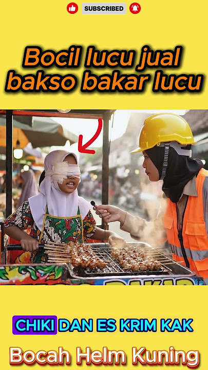 Bocil lucu jual bakso bakar parodi #shorts #bayilucu #videolucu