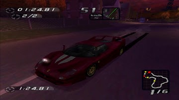 NFS High Stakes (PSX) - Road Racing Classic, Twilight Open, Open Road Tour & Knockout Challenge #3