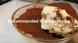 VLOG）Recommended tiramisu recipe おすすめのティラミスレシピ