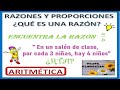 RAZONES📚 ¿Qué es una razón? 📝EJEMPLOS 🚀Súper fácil 🌻