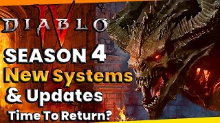 Diablo 4: Season 4 All New Features and Must-See Updates