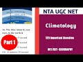 Climatology 125 important questions  part 1 125  ugc net  netset corner