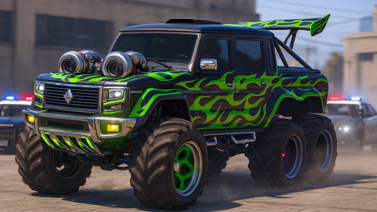 I Upgraded my Truck so PD can't catch me GTA V RP