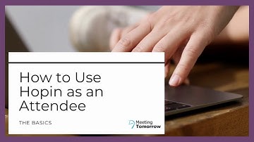 How to Use Hopin as an Attendee