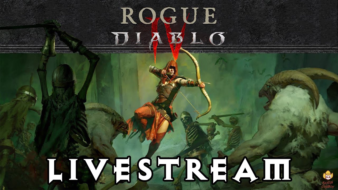 🔴Live - Diablo 4 - Leveling a Rogue Alt, Deciding on my Seasonal - YouTube