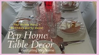 PEP HOME DECOR HAUL | PEPHOME PARTY DECOR | MRPHOME HAUL | CHECKERS HAUL | SOUTH AFRICAN YOUTUBER