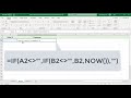 How to Automatically insert Timestamp in Excel - Office 365