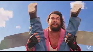 A Minecraft Movie 2025 Flying Rocket Elytra Falling Bucket Jack Black Steve Henry Garrett Fireworks