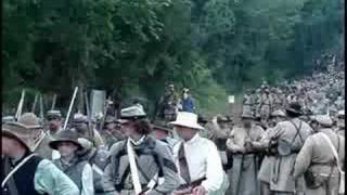 Gettysburg 2008 Civil War Reenactment ANV Marching to Battle