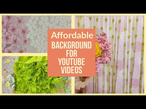 Background ideas for YouTube videos|| DIY|| My New YouTube Background -  YouTube