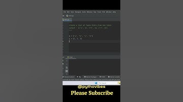 Convert two Lists into Tuples in python #pythonvibes #pythonvibes_ @pythonvibes_ #shorts #pythonic